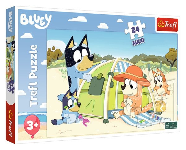 Puzzle Bluey a její skvělý den MAXI 24 dílků