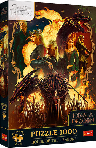 Puzzle Premium Plus Hra o trůny Rod draka 1000 dílků