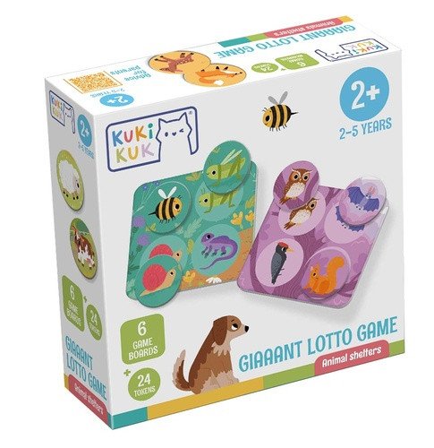 KukiKuk Giaaant Lotto Game Animal Shelters