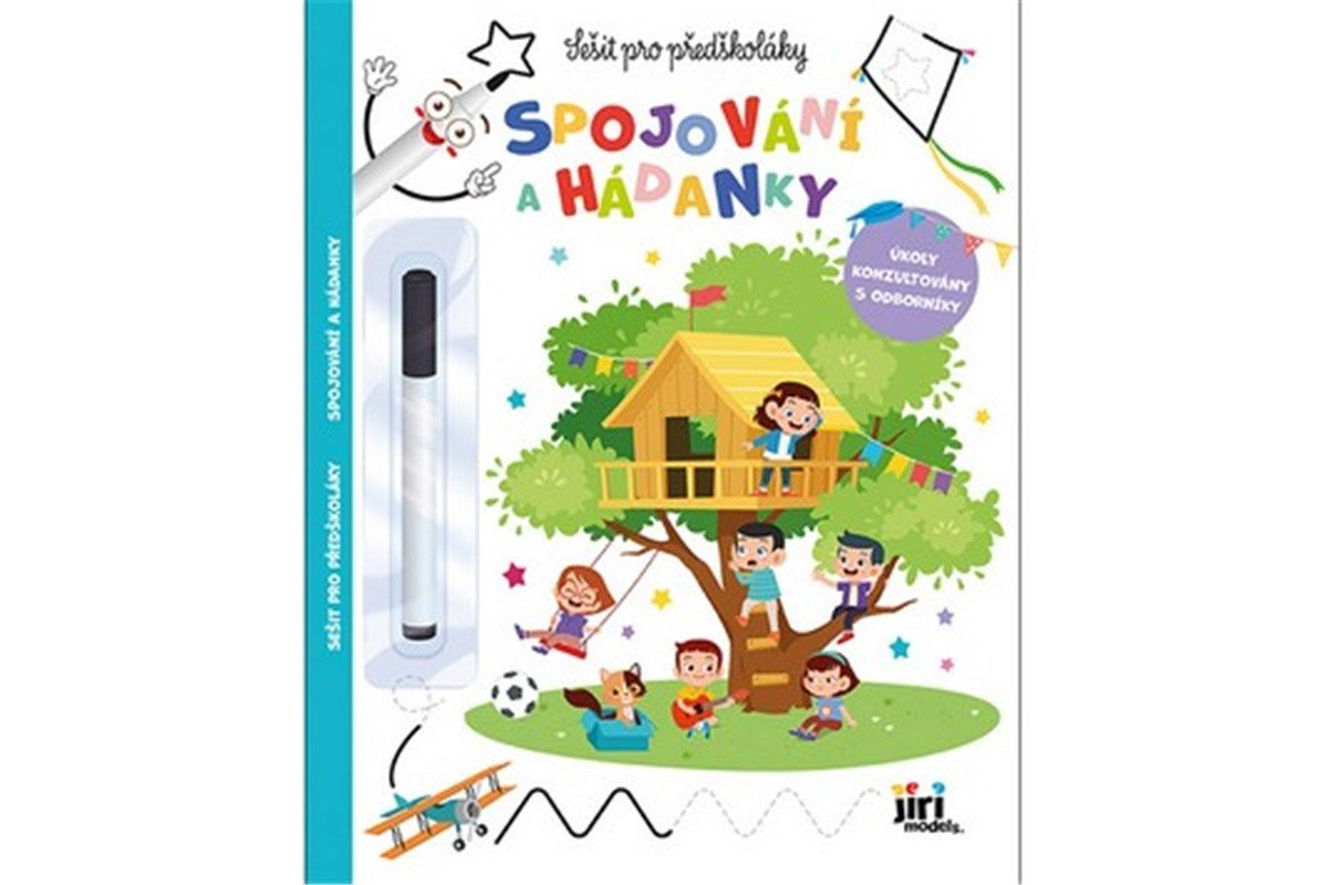 Sešit pro předškoláky Spojování a hádanky