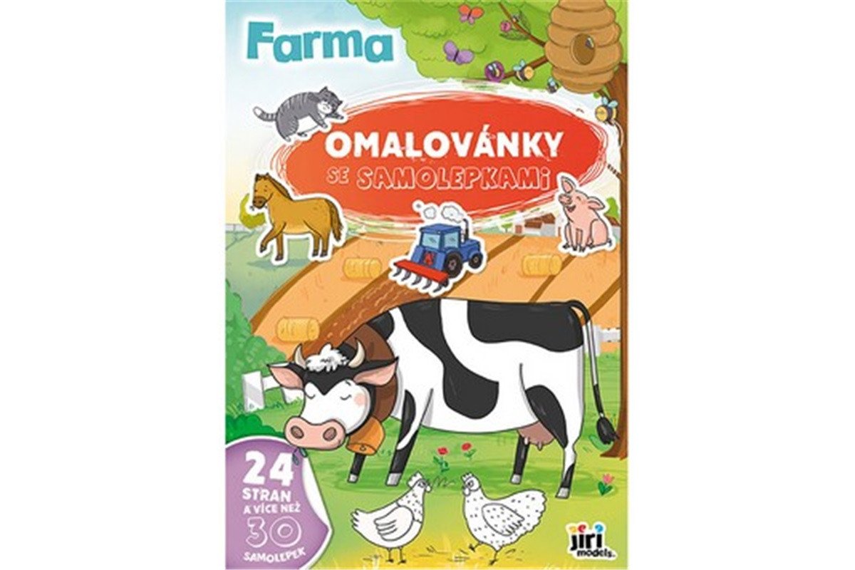 Farma - Omalovánky A4 se samolepkami