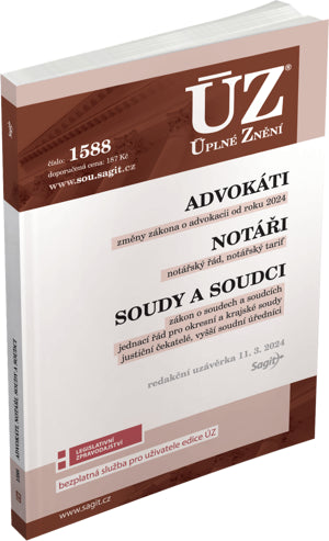 ÚZ 1634 Advokáti Notáři Soudci a soudy