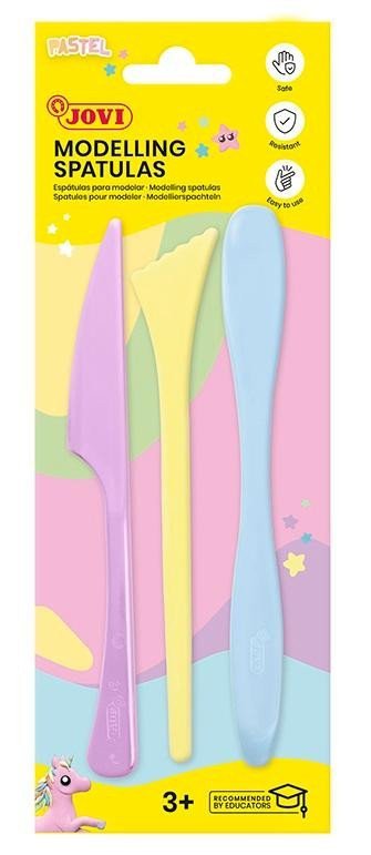 JOVI nože na modelování - 3ks PASTEL