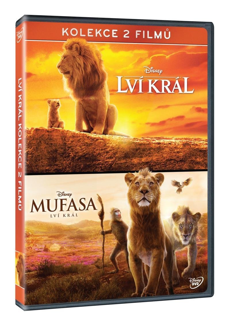 Lví král 2019 Mufasa Lví král kolekce 2 filmů 2DVD