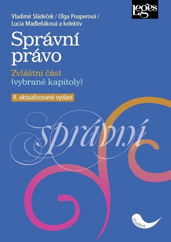 Správní právo - Zvláštní část – Sládeček Vladimír