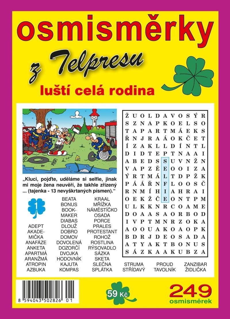 Osmisměrky z Telpresu luští celá rodina 12025 - 249 osmisměrek