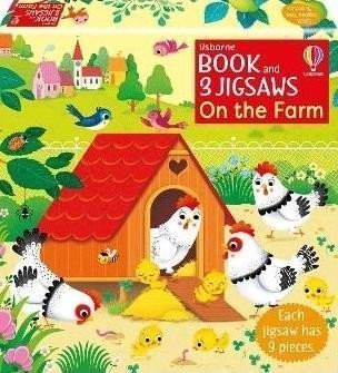 Usborne Book and 3 Jigsaws On the Farm – Taplin Sam