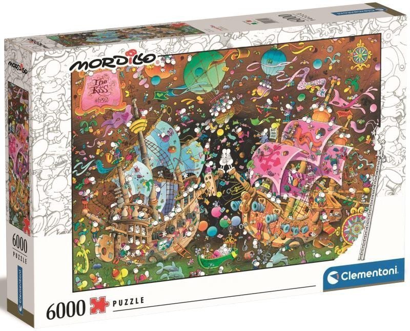 Puzzle Mordillo Polibek 6000 dílků