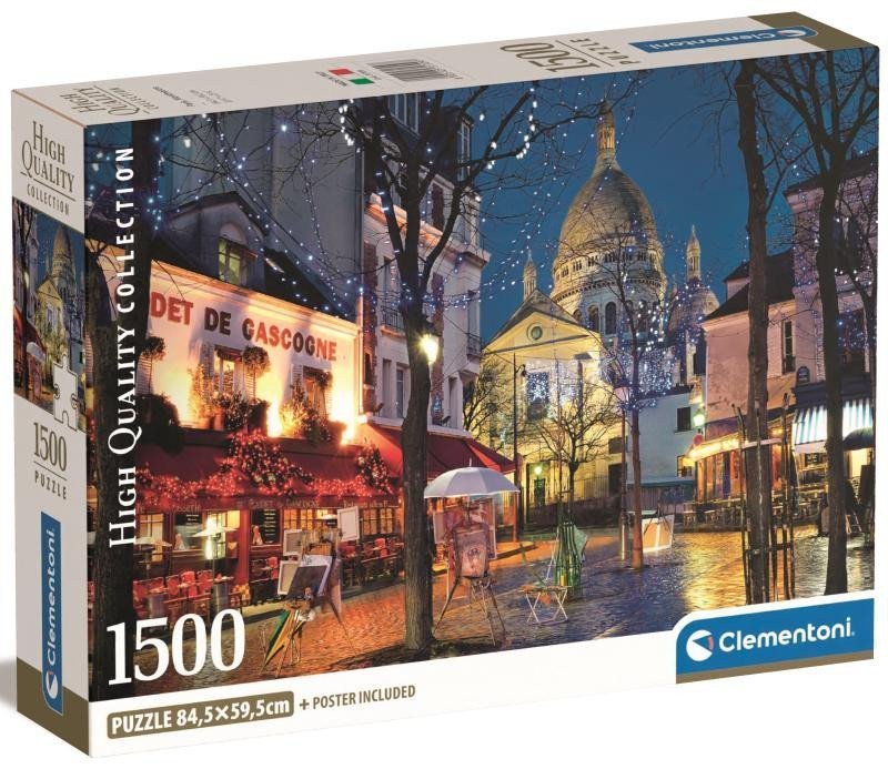 Puzzle Montmartre Paříž 1500 dílků