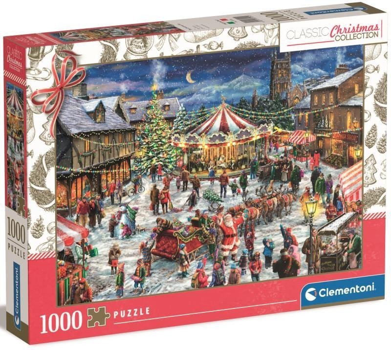 Puzzle Vánoční trhy 1000 dílků