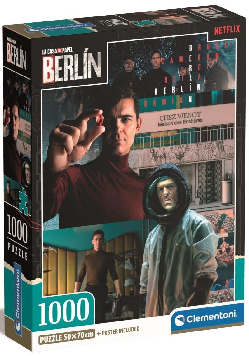 Puzzle La Casa de Papel Berlin - Šéf 1000 dílků