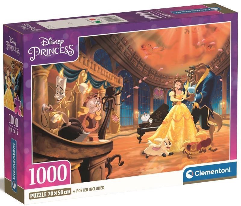 Puzzle Disney Princess Kráska a zvíře 1000 dílků