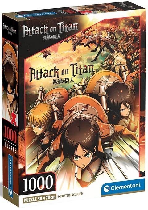 Puzzle Attack on Titan 1000 dílků