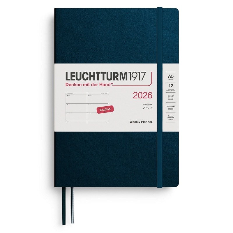 Weekly Planner 2026 Medium A5 Deep Sea