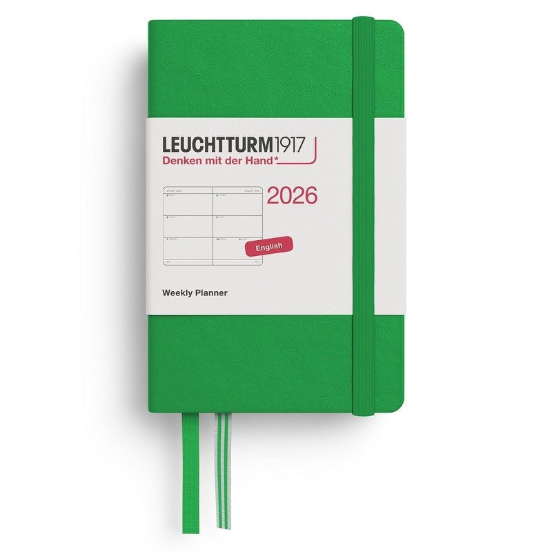 Weekly Planner 2026 Mini A7 Spring Leaf