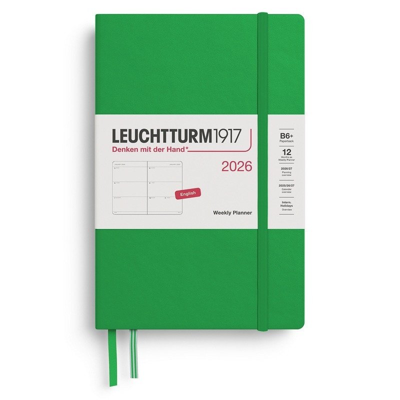 Weekly Planner 2026 Paperback B6 Spring Leaf