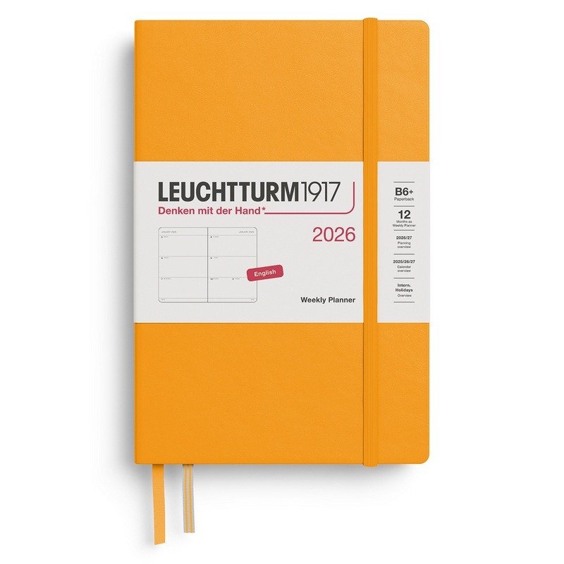 Weekly Planner 2026 Paperback B6 Rising Sun