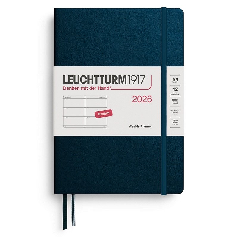 Weekly Planner 2026 Medium A5 Deep Sea