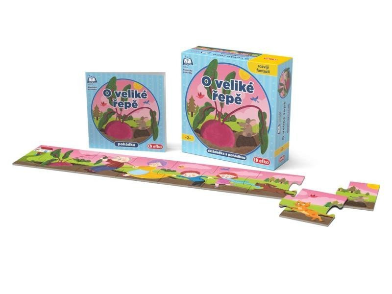 O veliké řepě - skládačka s pohádkou