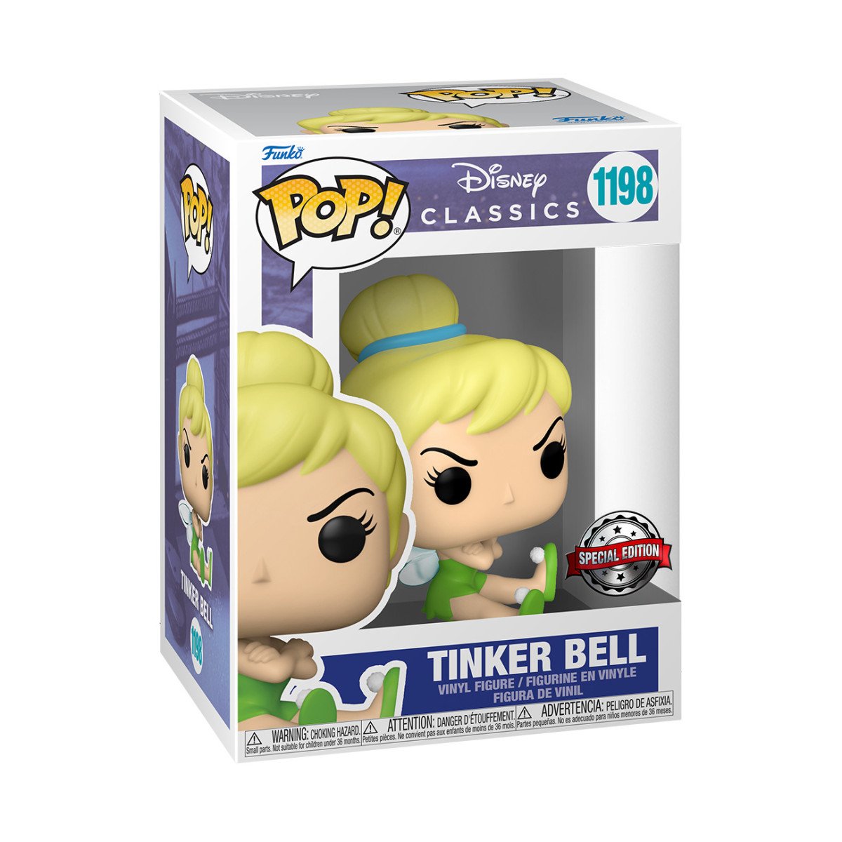Funko POP Disney Grumpy Tinkerbell s možností CHASE verze 1198