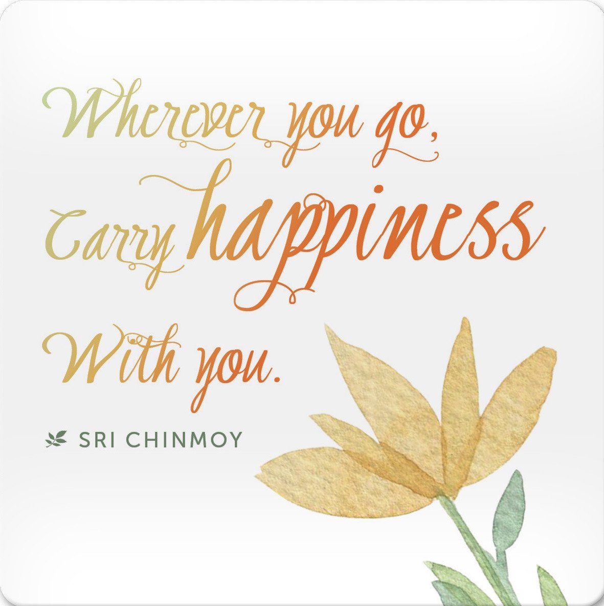 Korkový podtácek s citátem Wherever you go