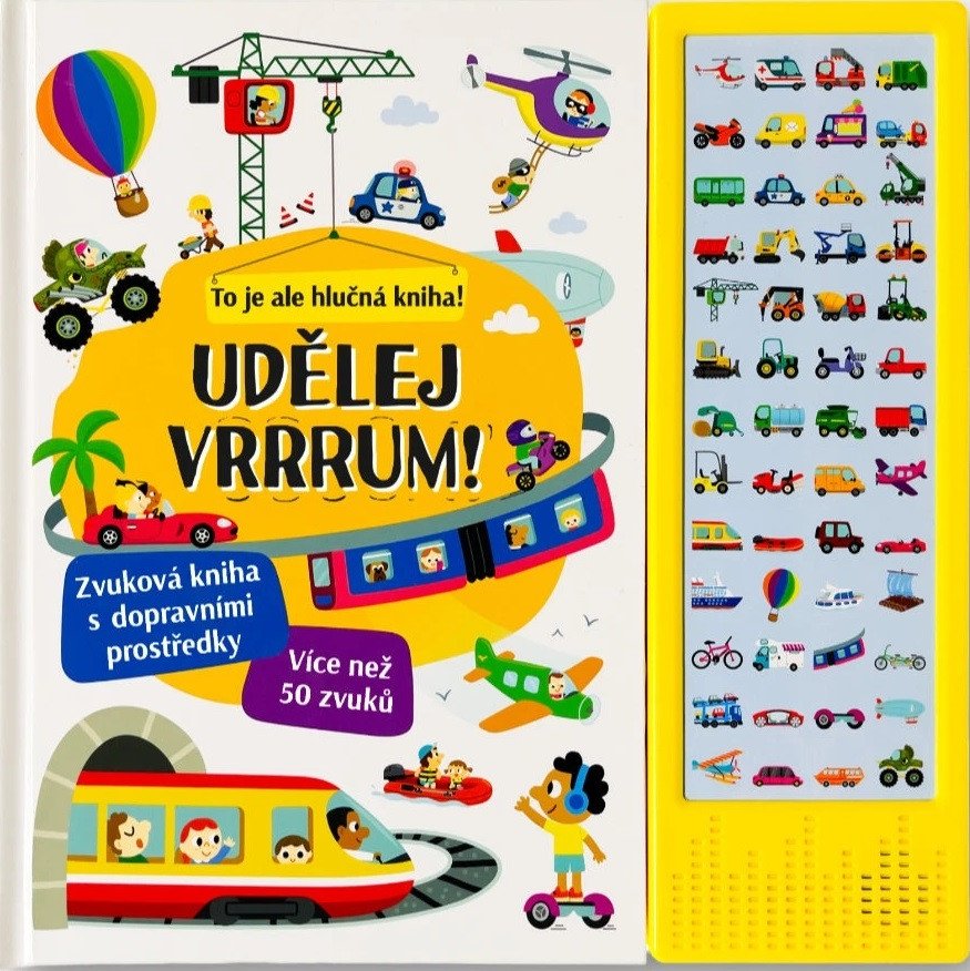 Udělej VRRRUM Zvuková kniha s dopravními prostředky