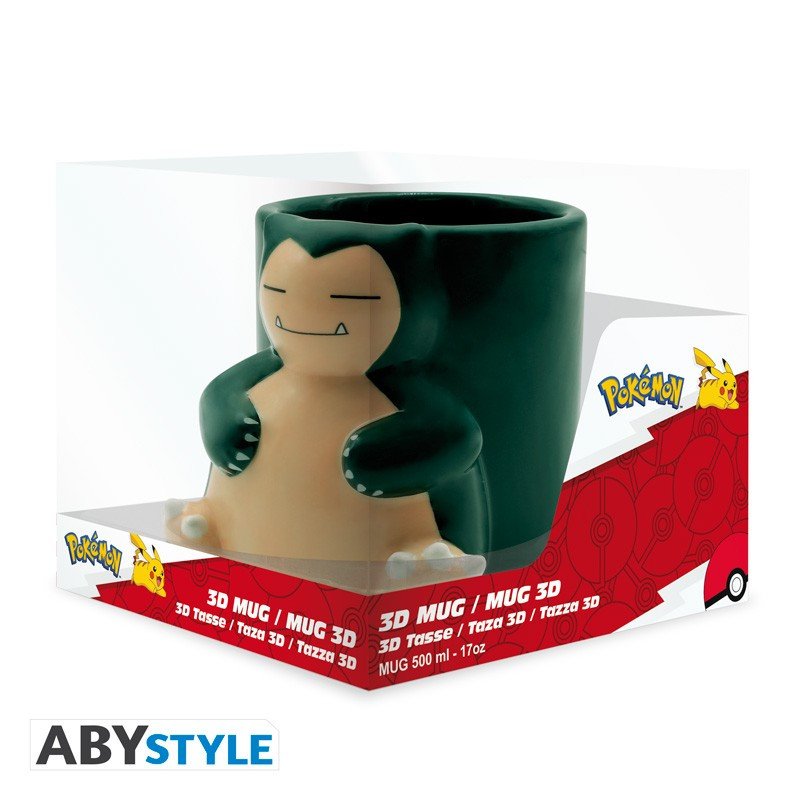 Pokémon 3D Hrnek - Snorlax 350 ml