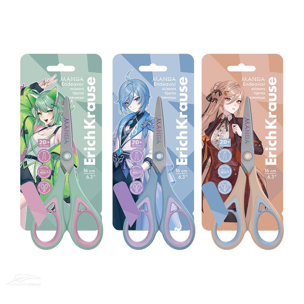 Nůžky ErichKrause Endeavor Manga - 16 cm mix motivů