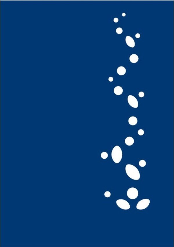 Složka univerzální A4 motiv bubliny tmavě modrá