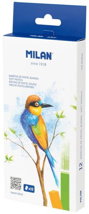 Jemné pastely MILAN Art - sada 12 ks