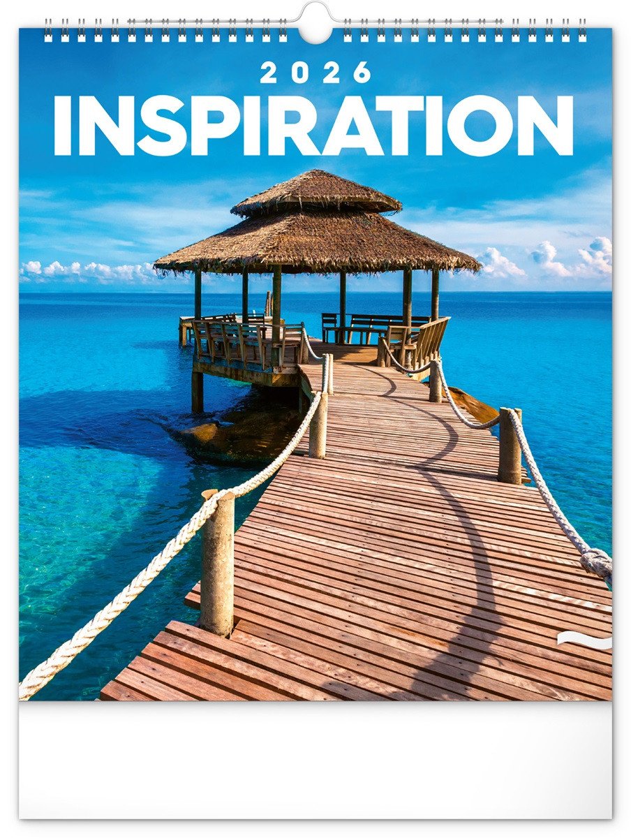 Kalendář 2026 nástěnný Inspirace 30 x 34 cm