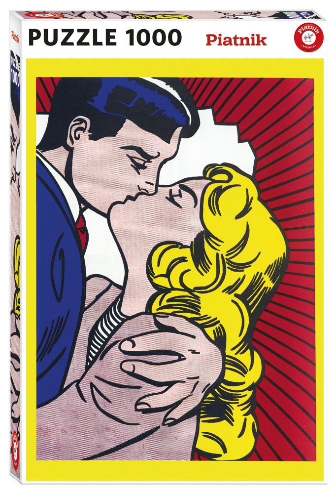Puzzle Lichtenstein Kiss III 1000 dílků