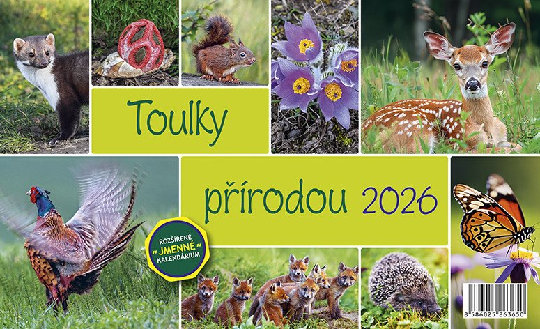 Kalendář 2026 Toulky přírodou stolní 23 x 14 cm