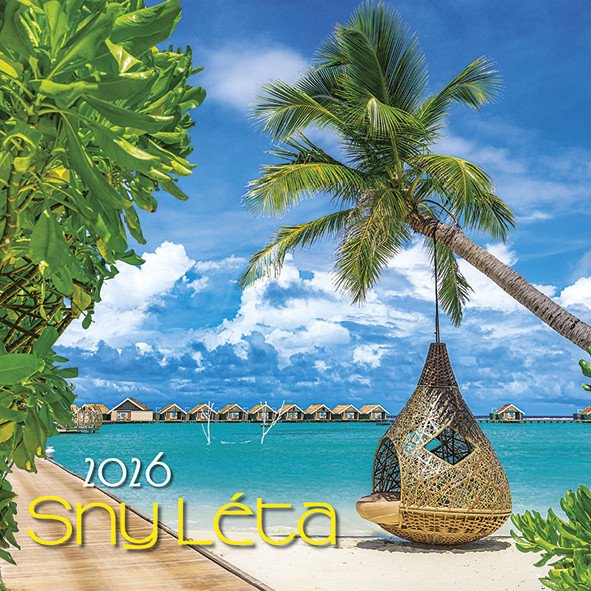 Kalendář 2026 Sny léta nástěnný 33 x 33 cm