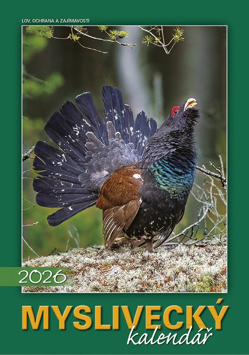 Kalendář 2026 Myslivecký nástěnný 34 x 485 cm