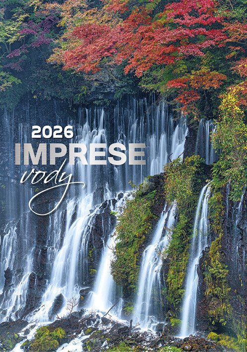 Kalendář 2026 Imprese vody nástěnný 34 x 485 cm