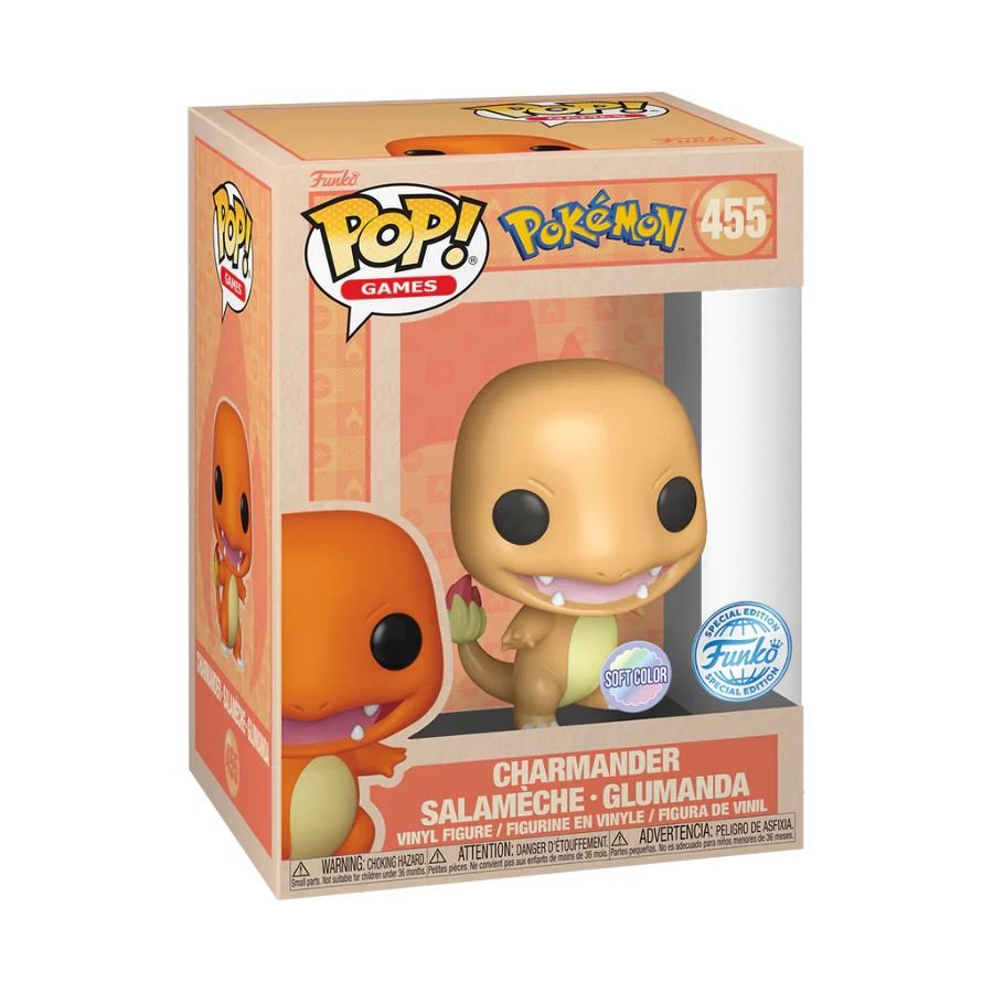 Funko POP Games Pokémon - Charmander Soft Color 455