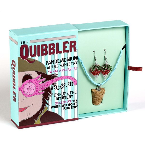 Harry Potter Dárkový box - Jinotaj (Náušnice a náhrdelník)