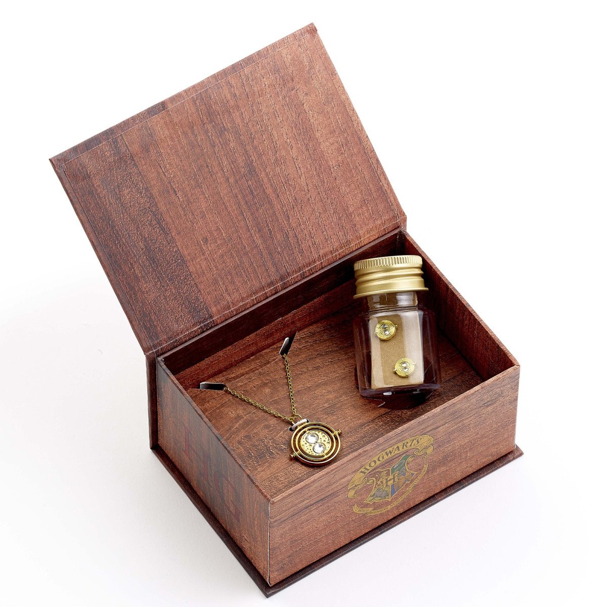 Harry Potter Dárkový Box - Obraceč času Náušnice a náhrdelník