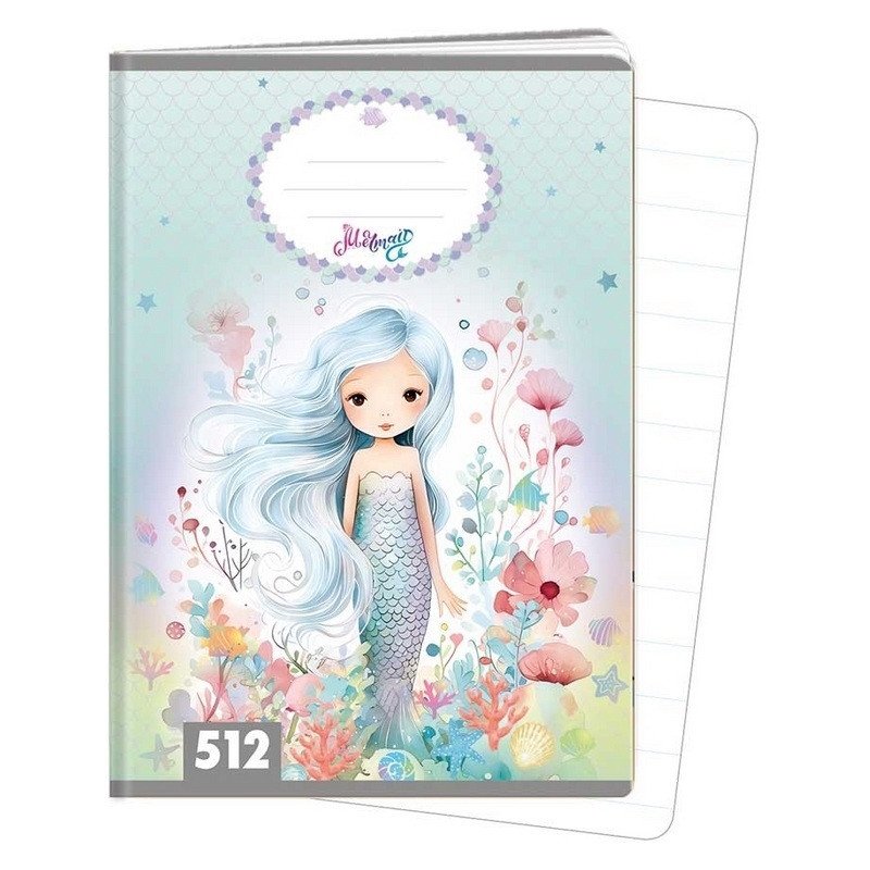 Sešit A5 10 listů typ 512 Mermaid