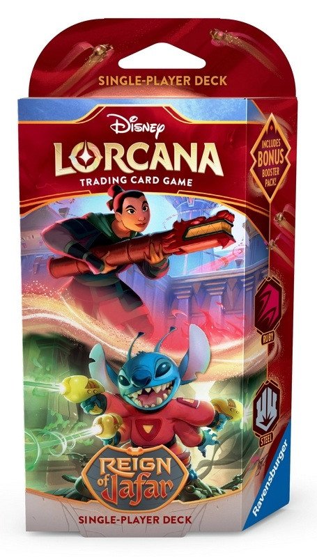 Disney Lorcana Reign of Jafar - Starter Deck Ruby Steel