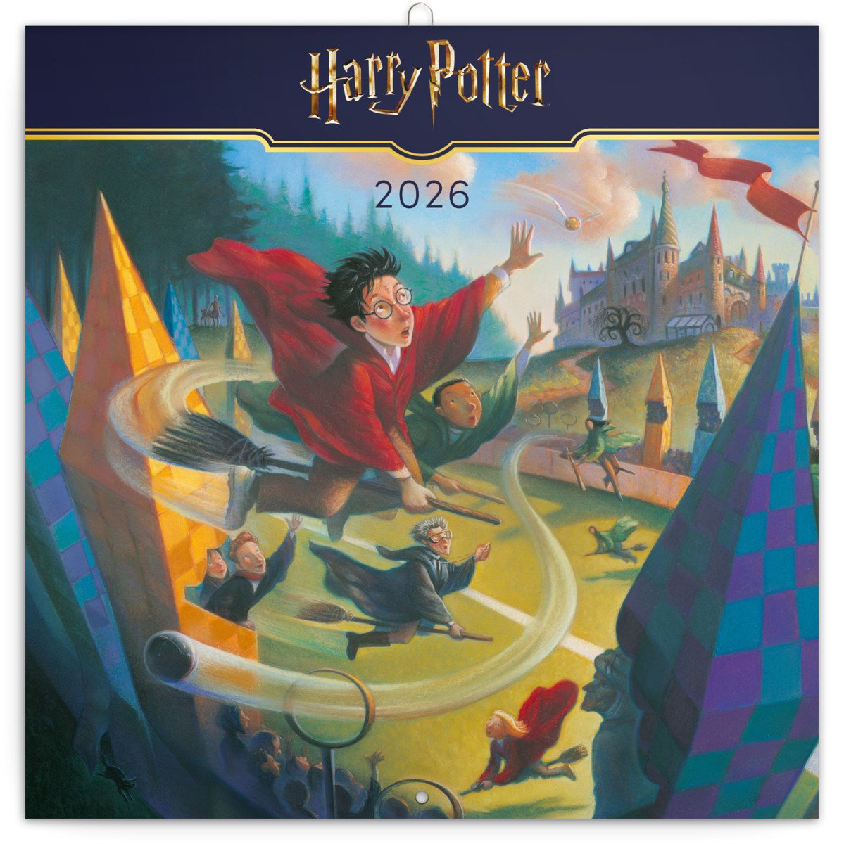 Kalendář 2026 poznámkový Harry Potter 30 x 30 cm