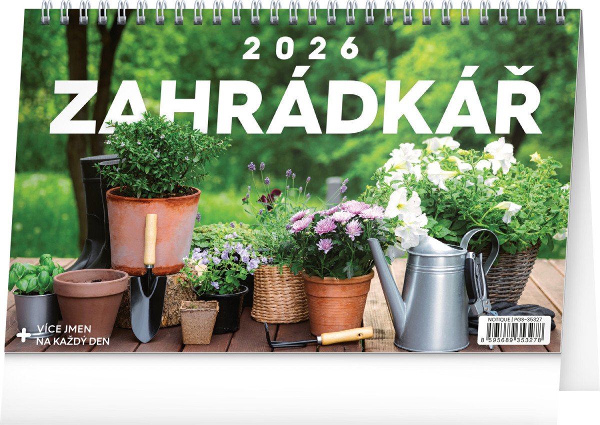 Kalendář 2026 stolní Zahrádkář 231 x 145 cm