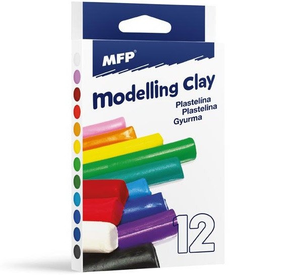Modelovací hmota - sada 12 ks