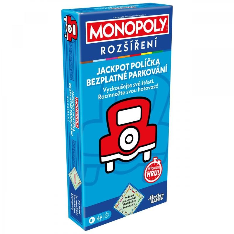 Monopoly Jackpot políčka Bezplatné parkování rozšíření