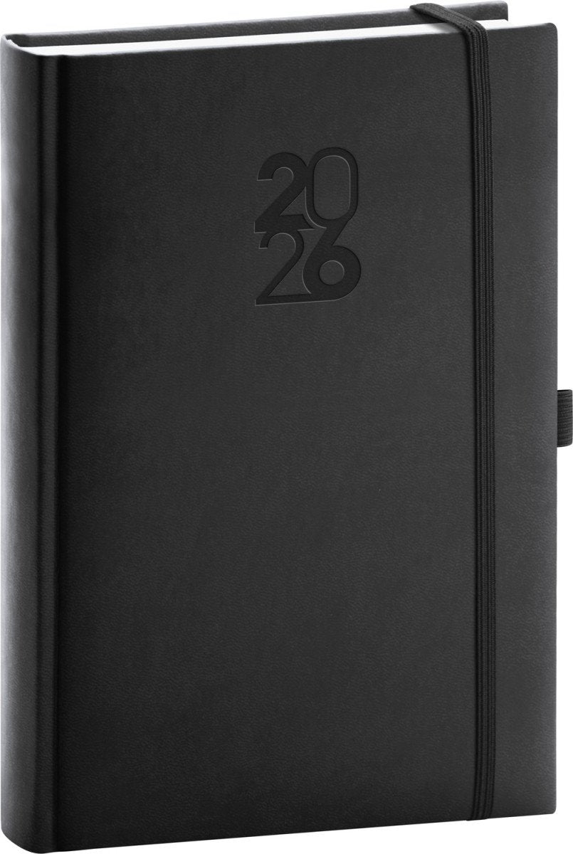 Diář 2026 Aprint Top - černý denní 15 x 21 cm