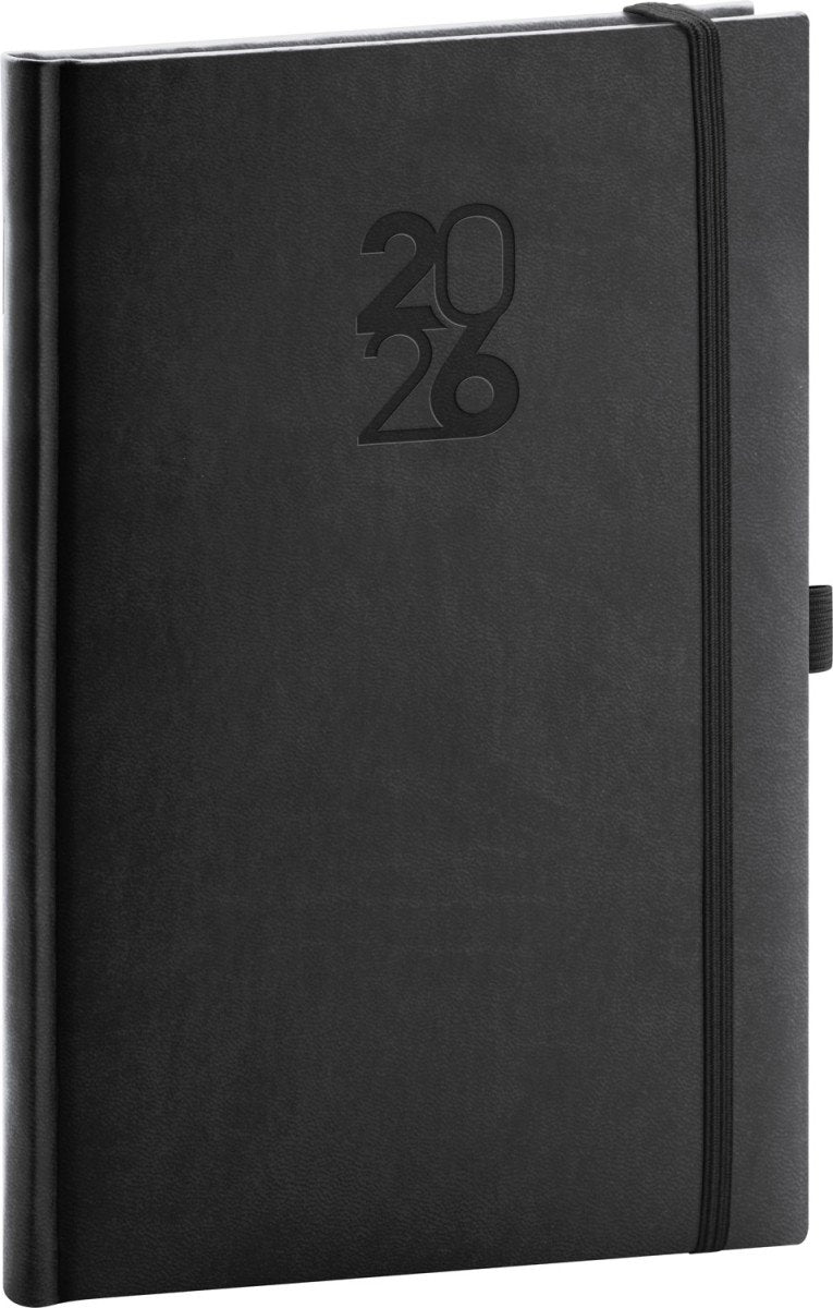 Diář 2026 Aprint Top - černý týdenní 15 x 21 cm