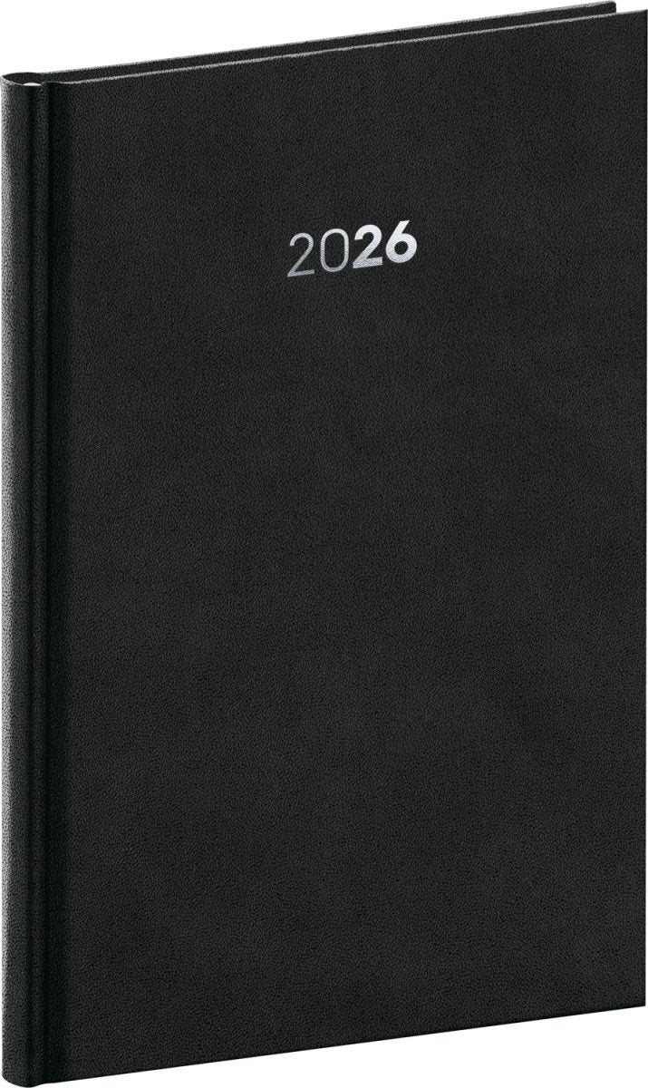 Diář 2026 Balakon - černý týdenní 15 x 21 cm