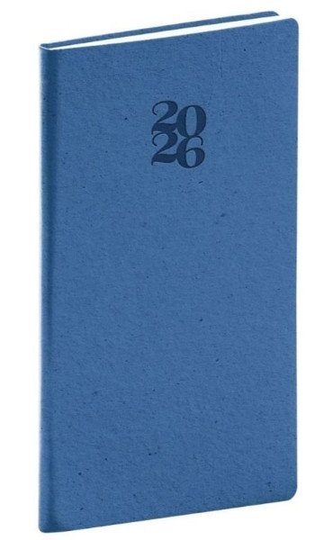 Diář 2026: Essenza - švestka, kapesní, 9 x 15,5 cm