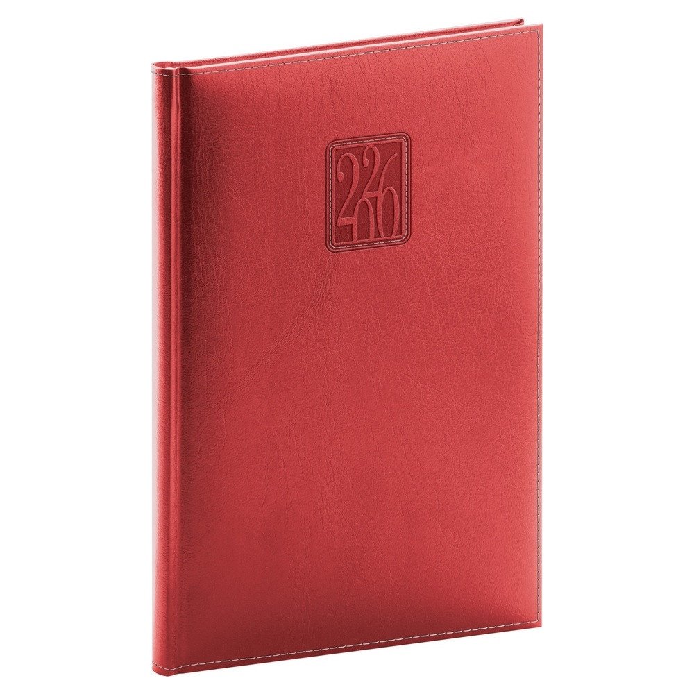 Diář 2026 Panama - červený týdenní 15 x 21 cm